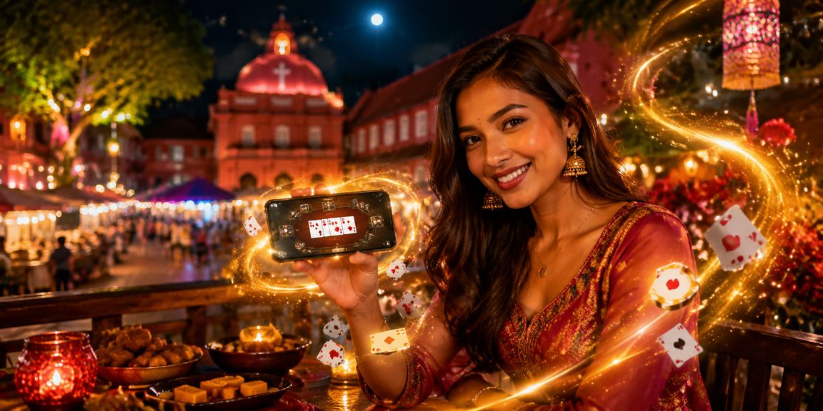Malay-style online entertainment player in Melaka enjoying a wide variety of games on jqkslot