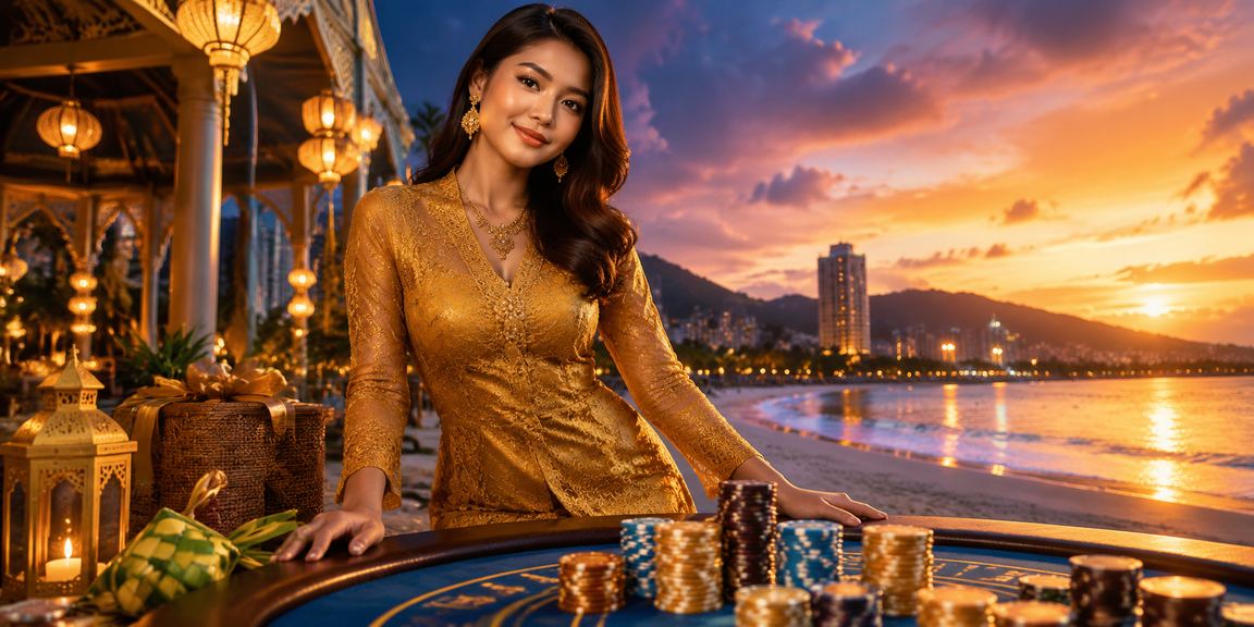 Pengguna wanita berbaju kebaya di Pulau Pinang membuat deposit selamat di platform jqkslot